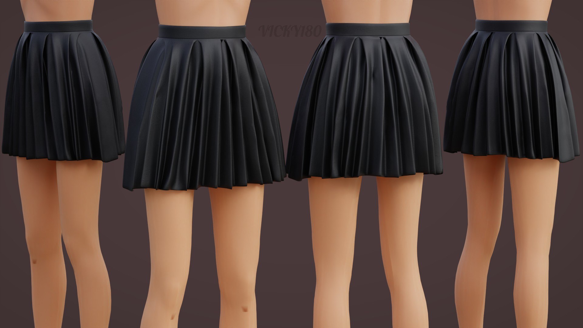 3D model Pleated Leather Mini Skirt https://p.turbosquid.com/ts-thumb/cQ/XzLNqe/nl/thumbail10/jpg/1737270947/1920x1080/fit_q87/574ad2d03f27e55724b970473b742257ad159cec/thumbail10.jpg