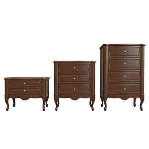 3D uvw chest drawers