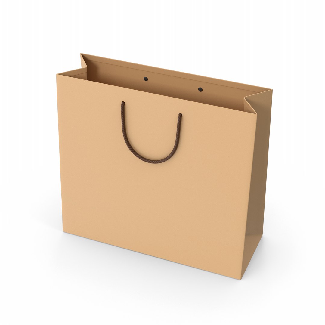 Paper Bag 5 3D model https://p.turbosquid.com/ts-thumb/cQ/Z0PEdO/q1/paperbag.f10.2k/png/1646504713/1920x1080/fit_q87/6477a521c5787006a208e37e5ac1296c60e8e3aa/paperbag.f10.2k.jpg