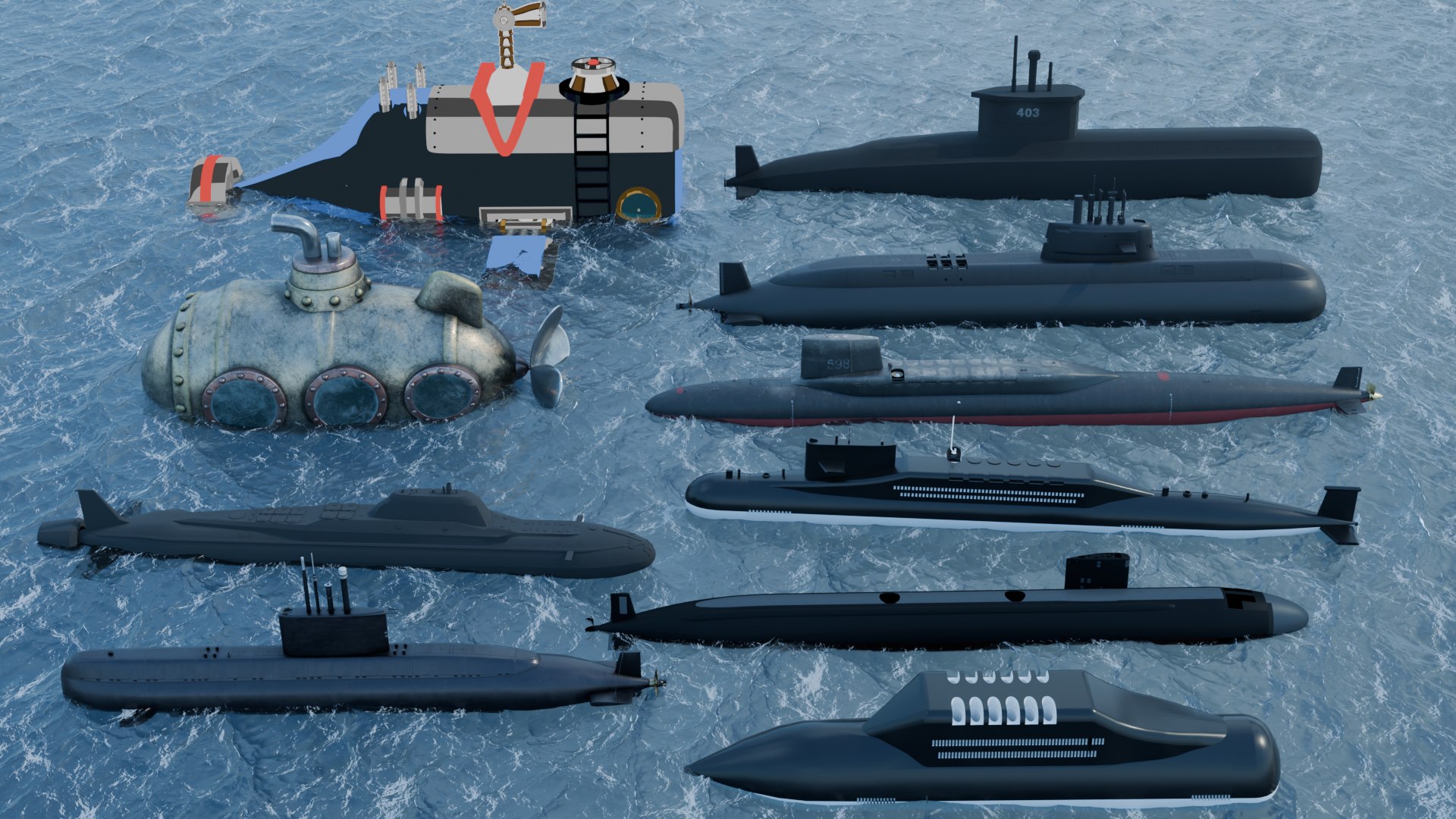 3D Submarine Pack Of 10 https://p.turbosquid.com/ts-thumb/cQ/ae5NWm/fX/5/png/1740460235/1920x1080/fit_q87/6b4d3fe369c87eb65587002d449c3694a1bcd21c/5.jpg