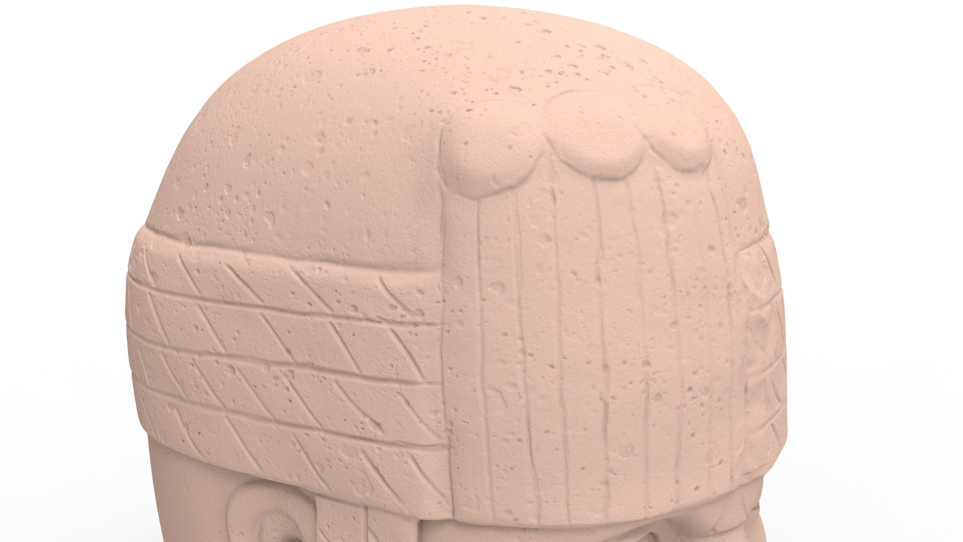 San Lorenzo Colossal Head 3D - TurboSquid 2156915