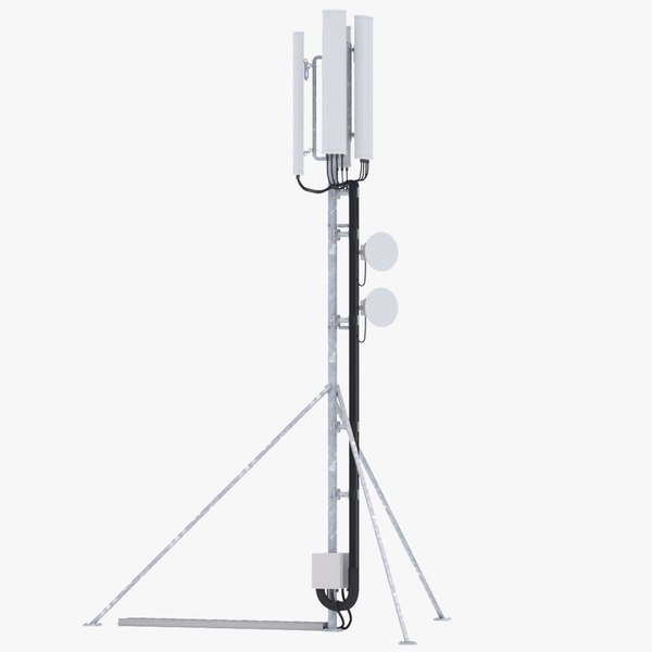 modelo 3d Rooftop Cell Phone Tower 5 - TurboSquid 1986105