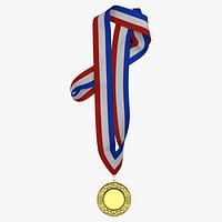 Award Medal 3 Gold