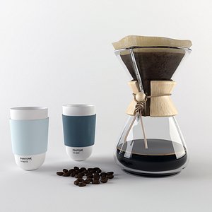 Chemex Coffee Maker & Pantone Mug