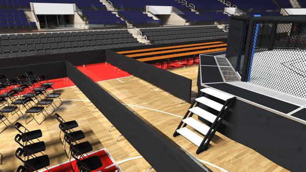 modelo 3d Interior del Octágono UFC Arena - TurboSquid 2382835