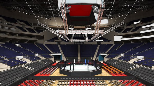 modelo 3d Interior del Octágono UFC Arena - TurboSquid 2382835