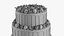 3D Wedding Berry Cake model