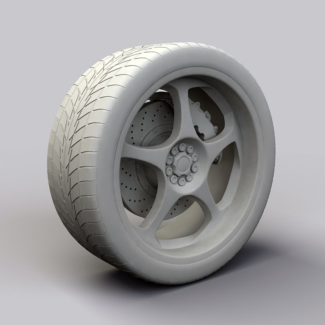 3d Model Akita Racing Ak-9 Rims