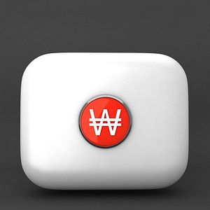 South Korea Won Icon
