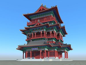 Chinese Building 31 model