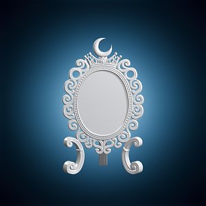 Bohemian Gypsy Scroll Frame 3D Print Model