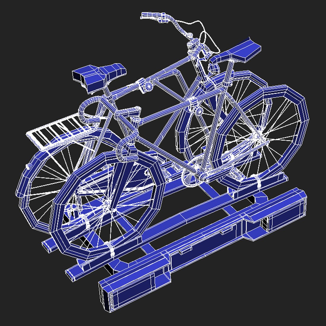 bicycle carrier 3d model