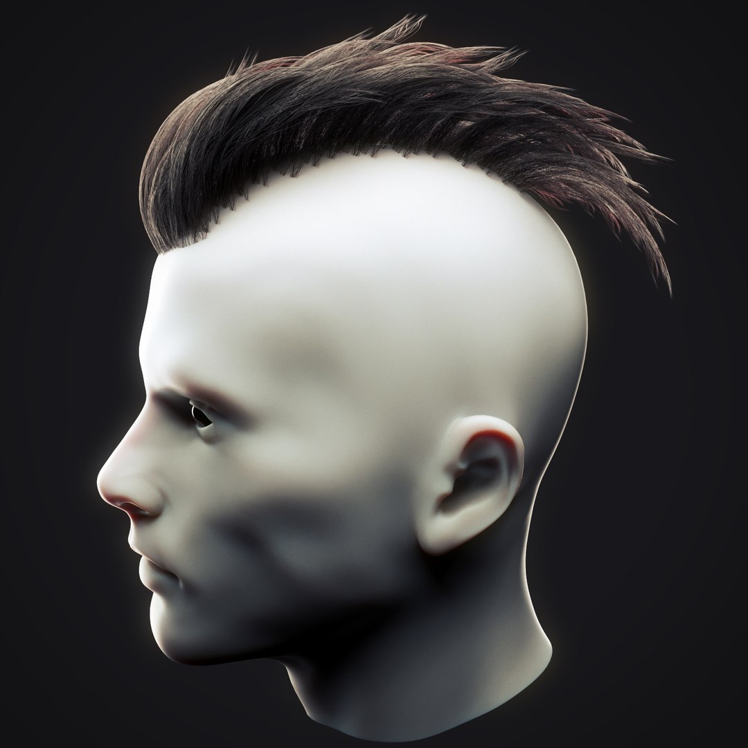 Undercut Hairstyle 4 3d Turbosquid 1493498 3589