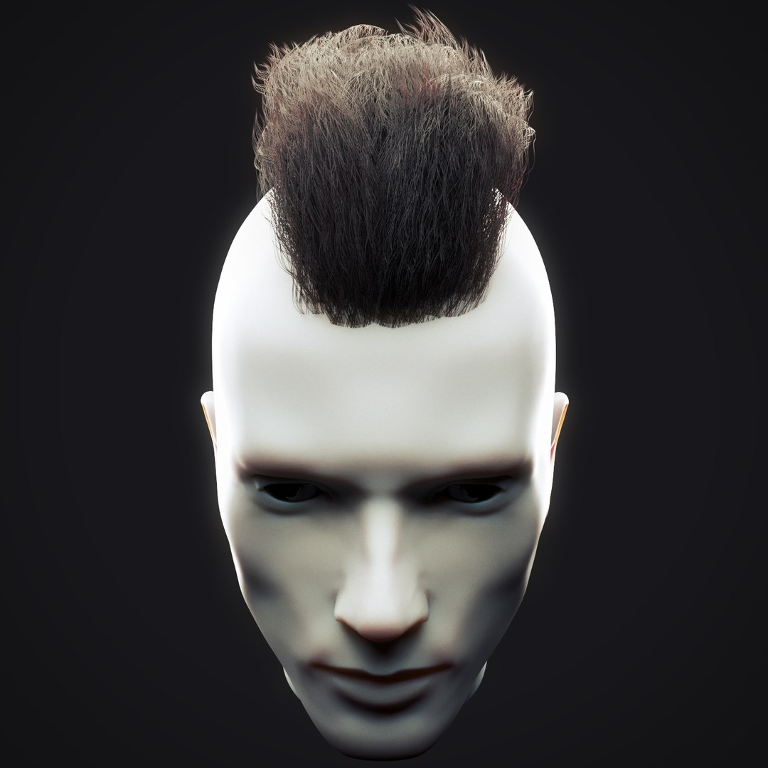 Undercut Hairstyle 4 3d Turbosquid 1493498 6151