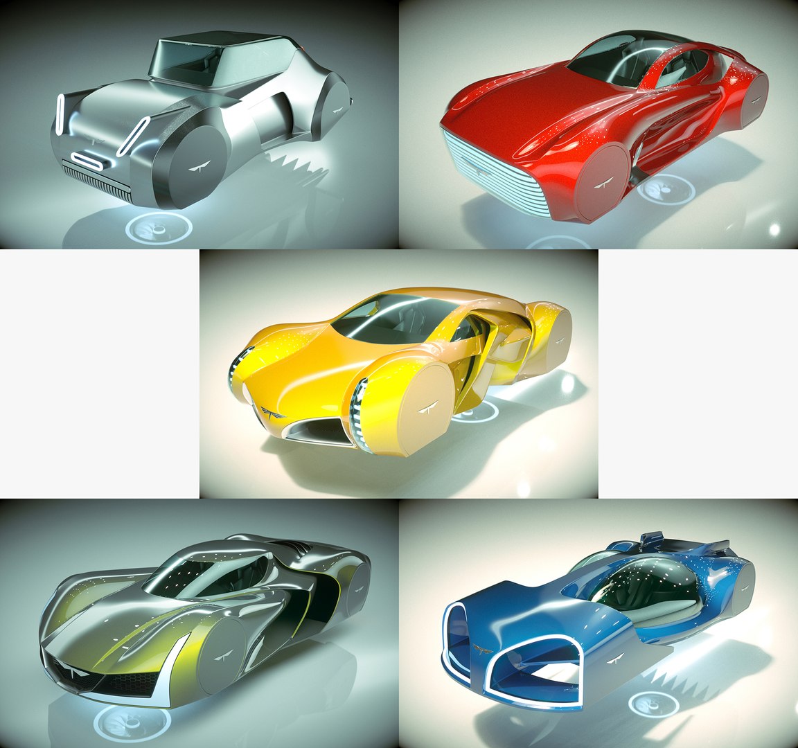 3D Model 5 1 Cool Hover Car - TurboSquid 1509470