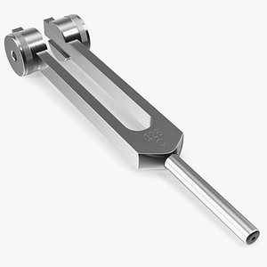 ENT Frequency Tuning Fork C 128 3D