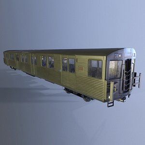3d model ttc t1 subway car