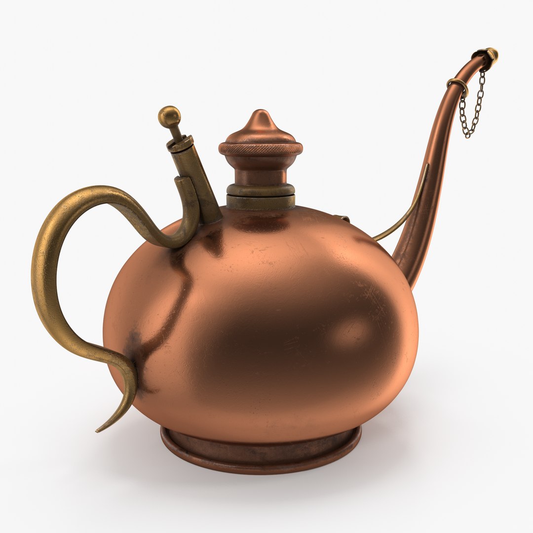 Vintage Oil Lamp Filler 3D Model TurboSquid 1741306