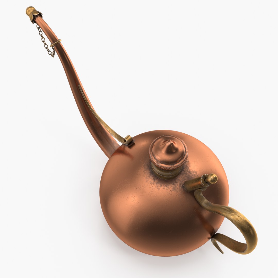 Vintage Oil Lamp Filler 3D Model TurboSquid 1741306