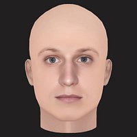Low Poly NF Rapper Head