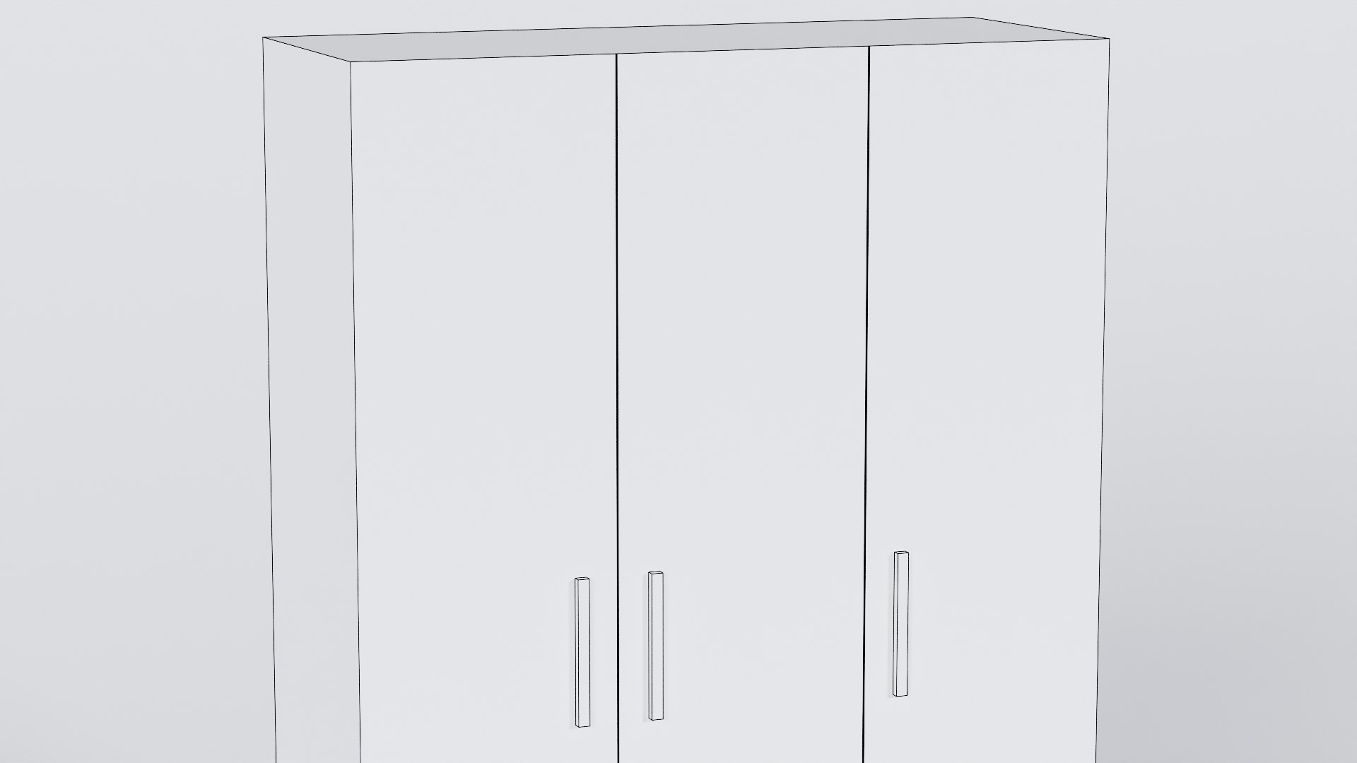 Low Poly 3 doors white wardrobe 3D Model True Renders UV 4K PBR Textures model https://p.turbosquid.com/ts-thumb/cR/FDpLQx/zv/wardrobe_wf.004/jpg/1775337207/1920x1080/fit_q87/64af1b15200b147cd07a842056b282e60778dd3d/wardrobe_wf.004.jpg