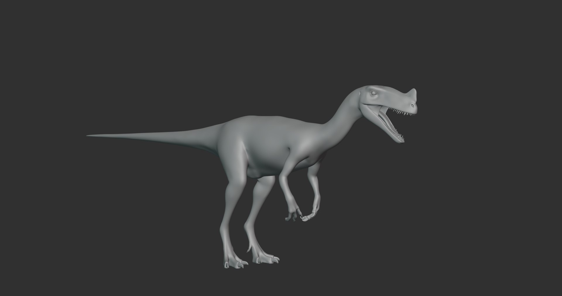 Ornitholestes Basemesh Low Poly 3D model - TurboSquid 2107893