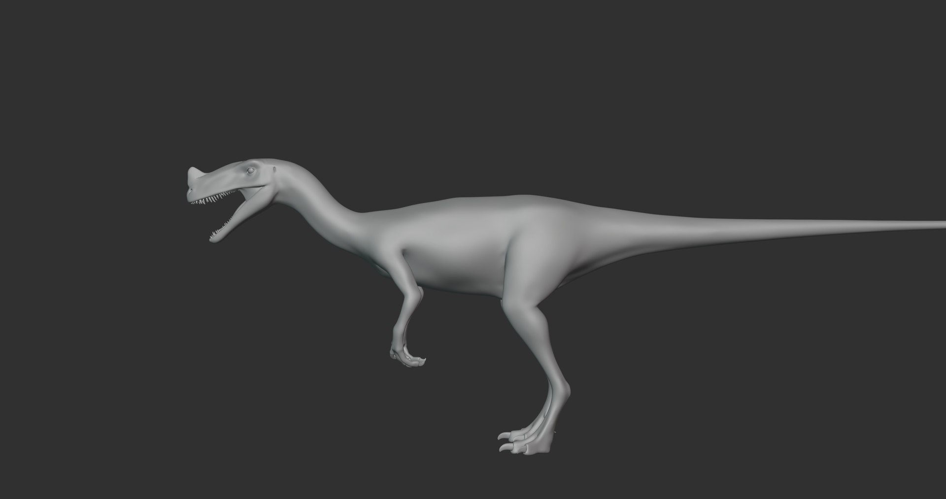 Ornitholestes Basemesh Low Poly 3D model - TurboSquid 2107893