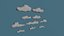 Cartoon Clouds- 10 Pack - Free