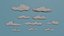 Cartoon Clouds- 10 Pack - Free