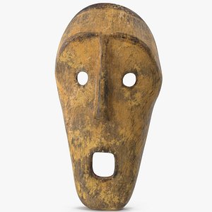 African Congo Mask 5 3D model
