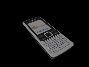 3d model nokia 6300 cell phone
