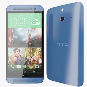 3d realistic htc e8 blue