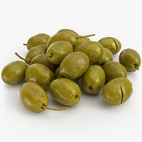 Cracked Green Olives
