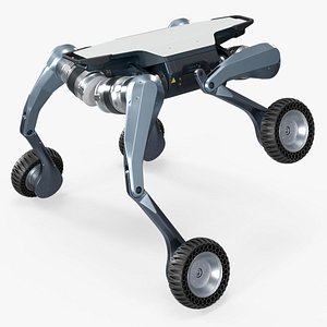 3D Lynx All Terrain Robot Rigged for Cinema 4D model