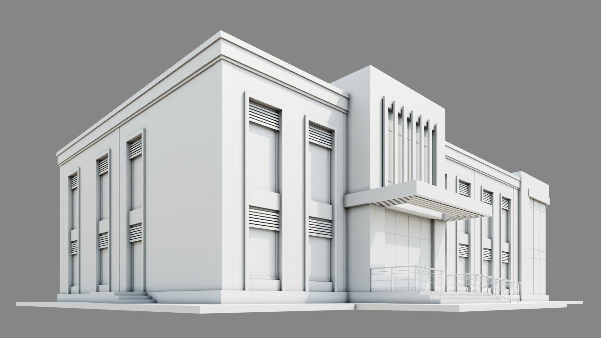 3D Model Office Building - TurboSquid 2029043