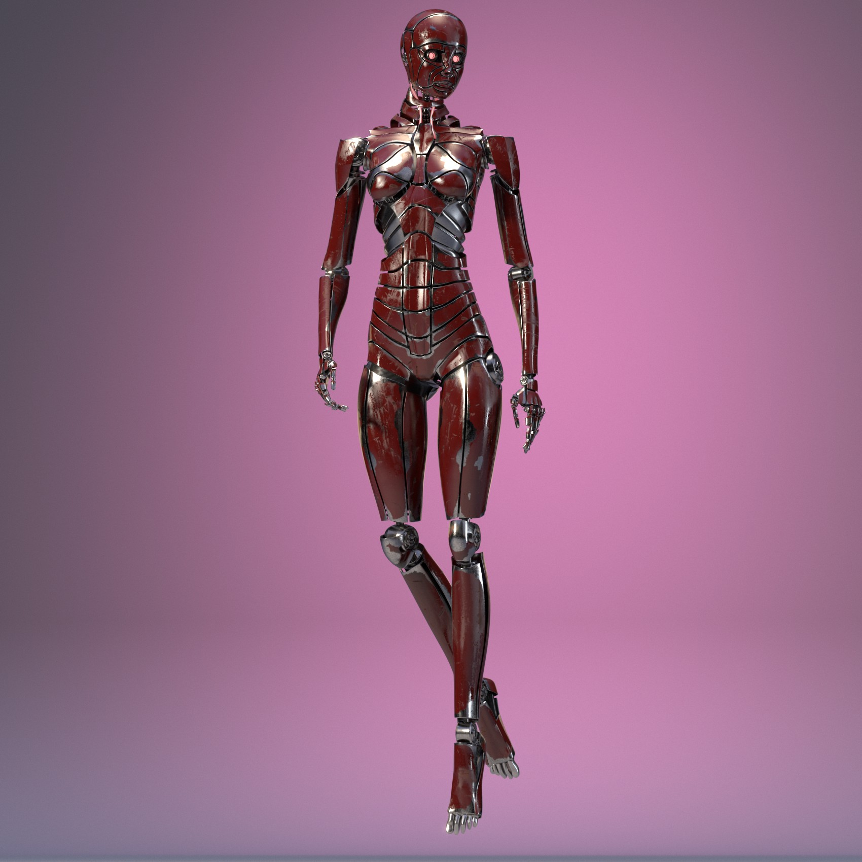 modelo 3d Android femenino completamente equipado - TurboSquid 1561825