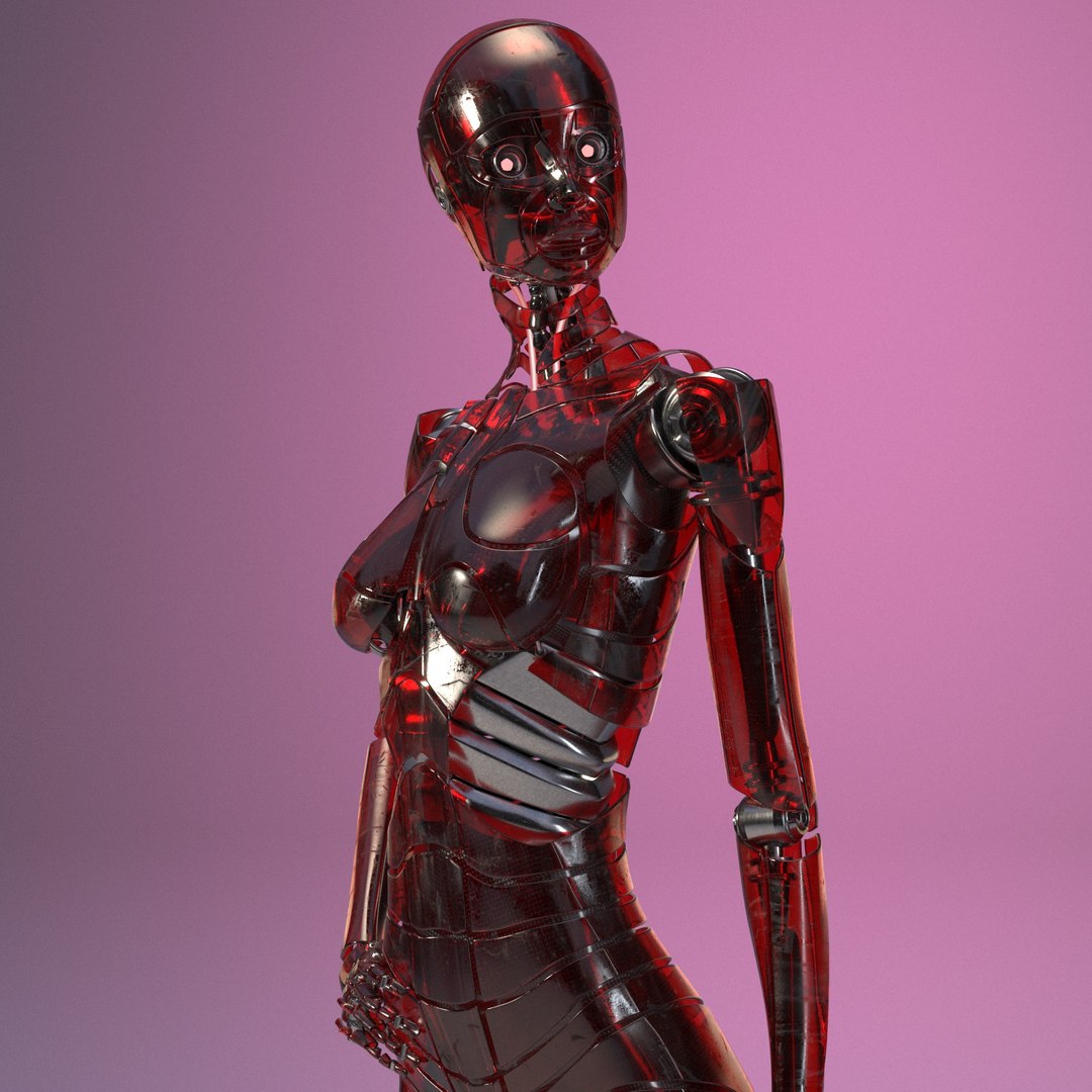 3D Rigged Female Android Fully - TurboSquid 1561825