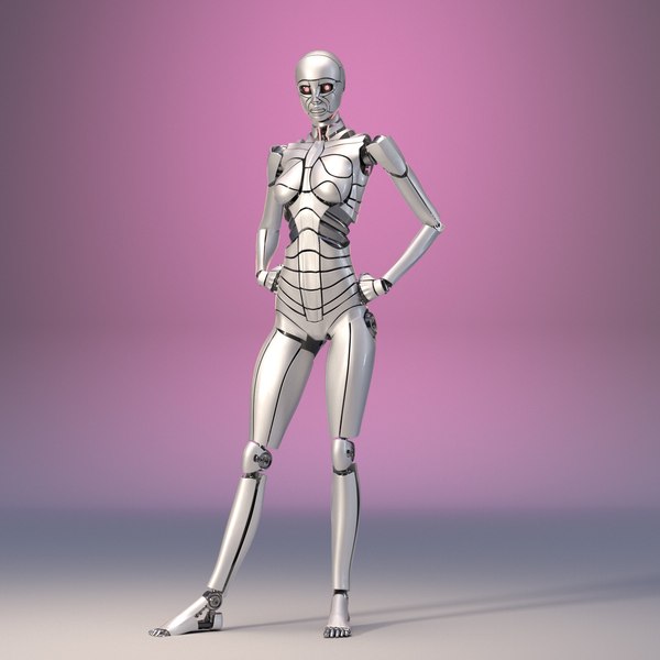 3D rigged female android fully - TurboSquid 1561825