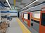 Low Poly Subway Station Platform - 54 Game Ready Models