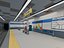 Low Poly Subway Station Platform - 54 Game Ready Models