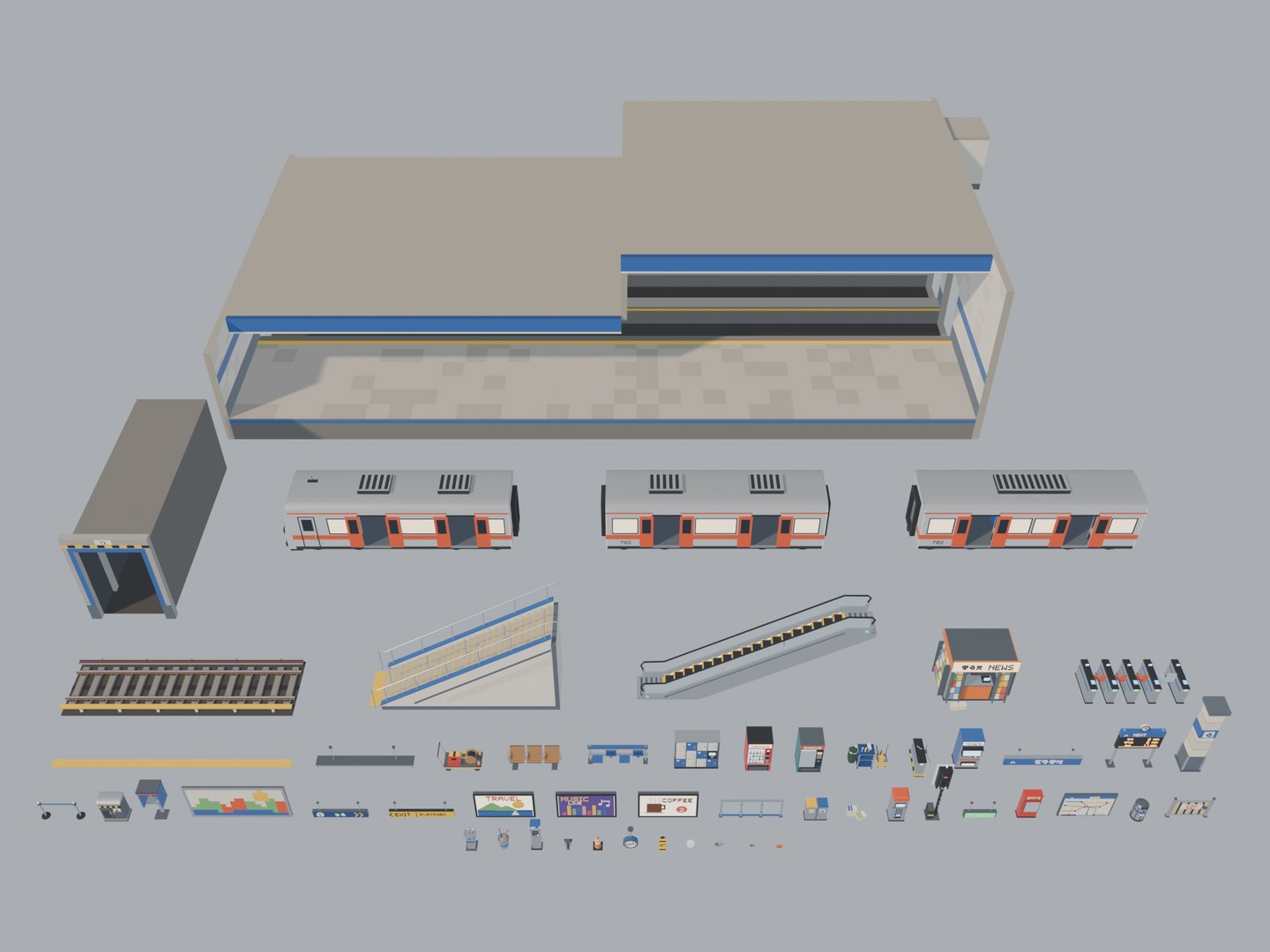 Low Poly Subway Station Platform - 54 Game Ready Models 3D model https://p.turbosquid.com/ts-thumb/cR/ajUX2M/vZ/02_assets_lineup/png/1791904685/1920x1080/fit_q87/4ce2bc52637c3b658ebb0dc665c441fad96128f2/02_assets_lineup.jpg