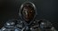 3D sci-fi soldier rigged model