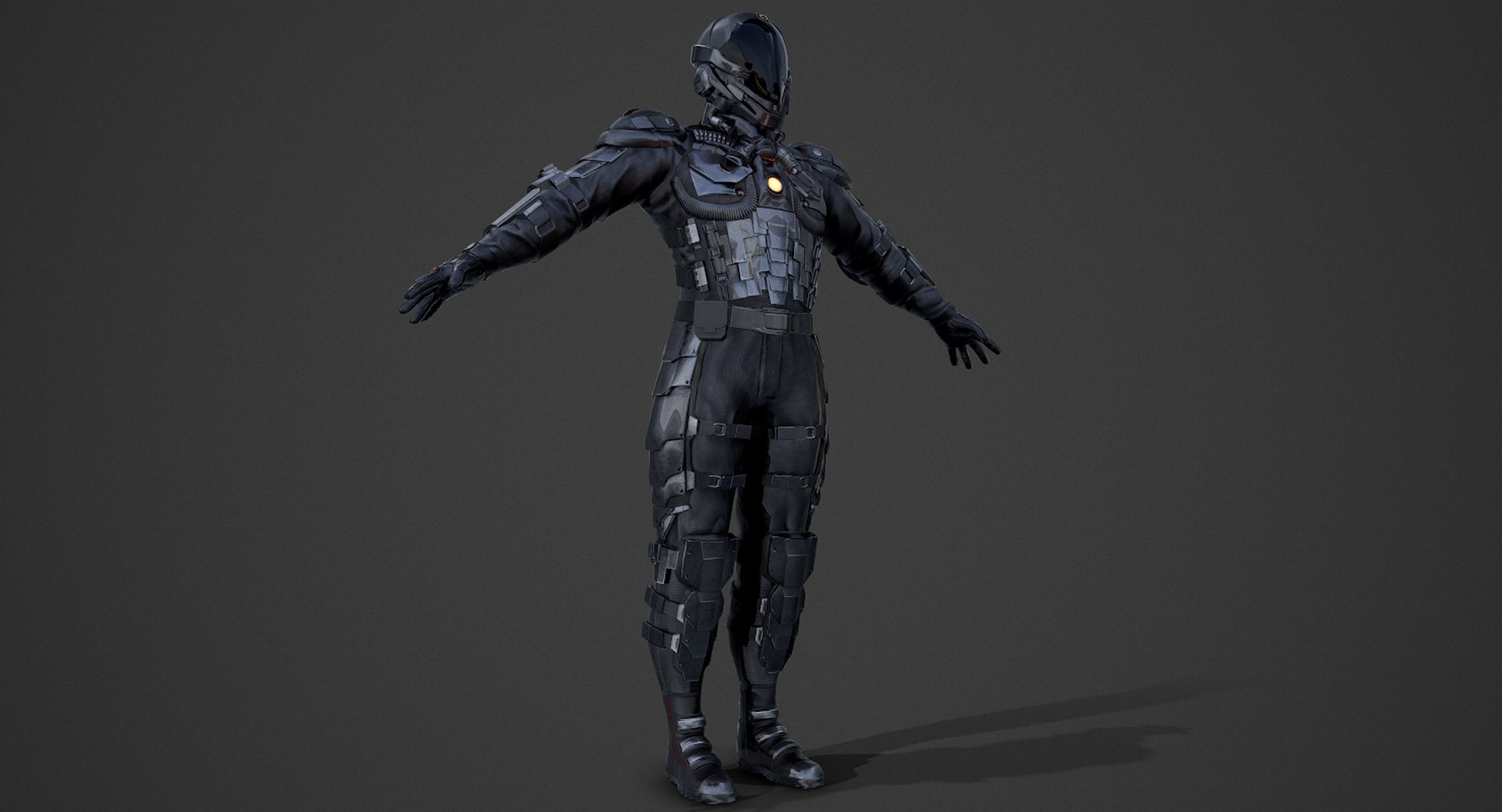 3d Sci-fi Soldier Rigged Model - Turbosquid 1405657