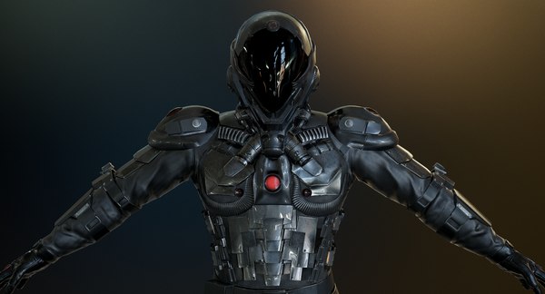 3D sci-fi soldier rigged model - TurboSquid 1405657