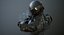 3D sci-fi soldier rigged model