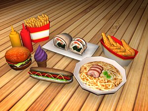 package food 3d model