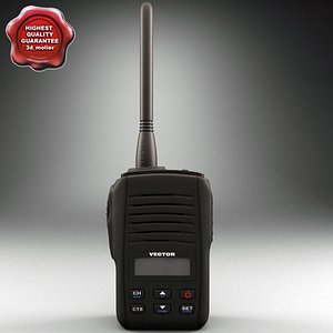 mobile radio vector obj