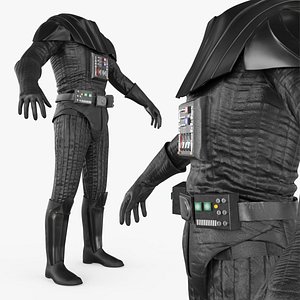 3D Star Wars Darth Vader Suit model