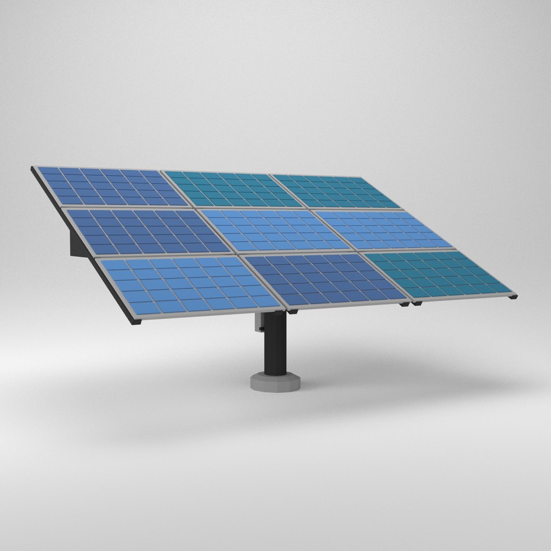 Solar Cell 3D Model - TurboSquid 1307019