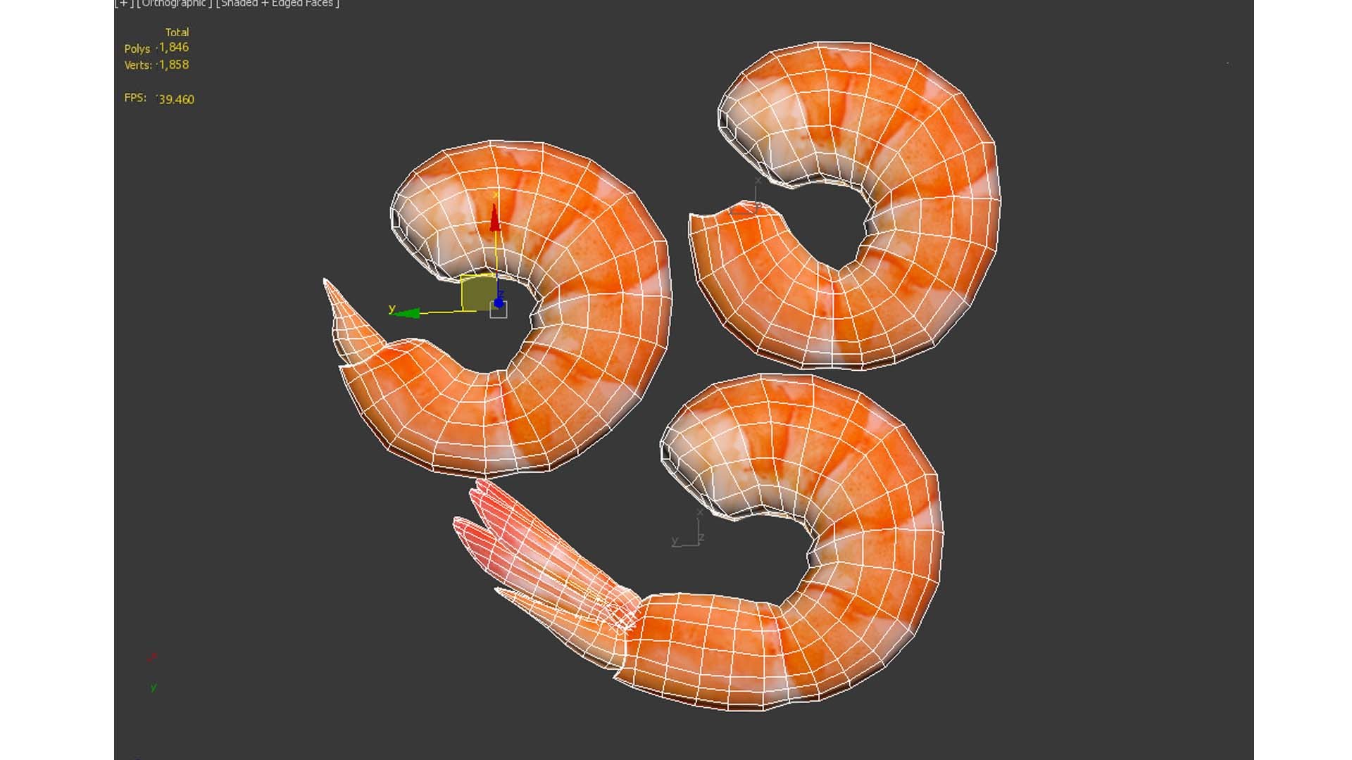 Shrimp 3D Model - TurboSquid 2254861